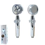 Лейка для душа с вентилятором регулируемая, в коробочке (1/10)