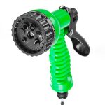 Пистолет для полива 7 режимов, зеленый HOSE NOZZLE (10/100)