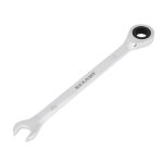 Ключ гаечный комбинированный 10мм с трещоткой Cr-V, зеркальный хром REXANT