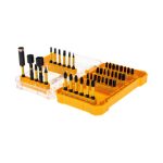 Набор торсионных бит с магнитным держателем и торцевыми головками 41шт, пластиковый кейс KRANZ