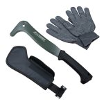 Мачете-тесак с прорезиненной ручкой, в чехле + перчатки SK-86 X-PERT (1/6/36)