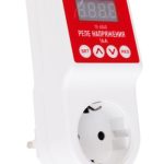 Реле напряжения ВИЛКА-РОЗЕТКА с дисплеем 16А