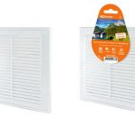 Решетка разъемная с москитной сеткой, бел. 250х250 TDM