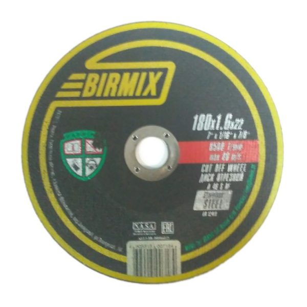 Круг отрезной BIRMIX по стали 180*1,6*22 (50)