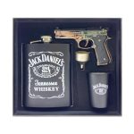 Набор походный с фляжкой подарочный N-502 с зажигалкой