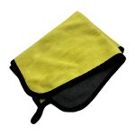 Полотенце для автомобиля из микрофибры 40*60см желтое+серое