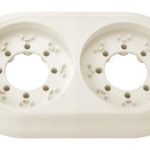 Рамка 2-ая Ретро (крышка ЮЛИГ.735212.471) крем (1/48)