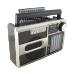 Приемник RX-867S FM/AM/SW1-8 USB TF, встроенный аккум, шнур TYPE-C/2R20, солнечная батарея