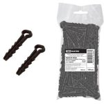 Дюбель-хомут для плоского кабеля 6-14мм черный (100шт/уп) TDM (10/100)