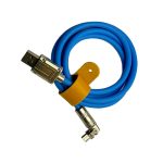 Кабель microUSB SAMSUNG 1м 6A 120Вт поворотный 180° силиконовый синий с застежкой