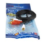 Кабель 2RCA-2RCA 1,5м AV-22