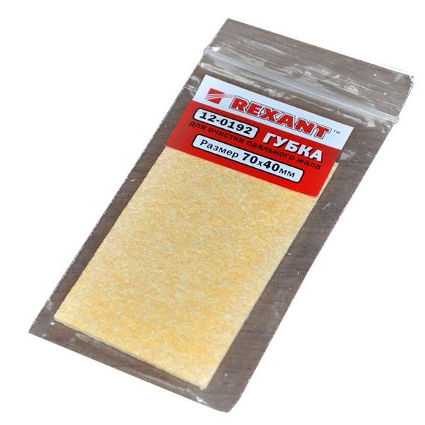 Губка для чистки паяльного жала (для ZD-929) 70*40мм REXANT