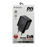 Сетевое зарядное устройство GAN-30 черное PD30W Gan Chargen