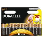 Батарейка пальчиковая алкалиновая LR 6 1,5 V "DURACELL" EXTRALIFE (12/144/864)