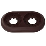 Рамка 2-ая Ретро (крышка ЮЛИГ.735212.471) цвет шоколад (1/48)