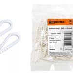 Дюбель-хомут  5-10мм ДХК-10 нейлон белый круг TDM (100 шт/уп) (1/60)