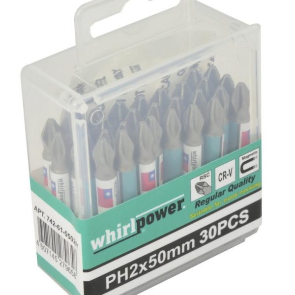 Биты  50мм. PH2 WP (уп/30шт) пластиковая коробка (1/30)