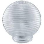 Рассеиватель (плафон) РПА 85-150 шар-стекло (прозрачный) КОЛЬЦА TDM (4)