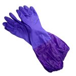Перчатки нитриловые (резиновые), размер L  повышенной прочности, фиолет. ??гр. (10/400)