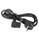 Шнур питания для компьютерной техники угловой 1,5м черный VS-53