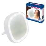 Зеркало карманное с подсветкой 3*AАА (не в/к) белый ULK-F71 ТМ Uniel