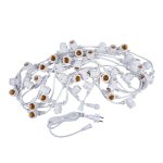 Гирлянда уличная LED 40*E27 шаг 25см 10м, шнур 1,5м Белт-лайт белая  IP65 UDL-K110 Uniel