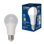 Лампа LED с датчиком освещенности 10Вт E27 4000K A60 матовая ТМ Uniel