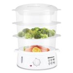 Пароварка эл. SAKURA SA-7214 800Вт, 9л, таймер 60мин, 3 корзины (1/4)