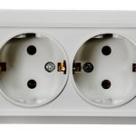 Розетка 2 с/з о/у белый BOLLETO 7128 IN HOME (10)