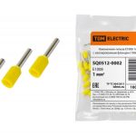 Наконечник-гильза Е1008 1мм2 с изолированным фланцем (100шт) TDM