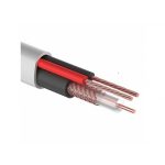 Кабель видеонаблюдения d-5мм+2 жилы 0,5мм (100)