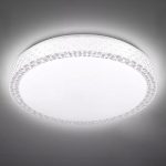 Светильник с пультом настенно потолочный LED 55Вт 3000-6500К 4400Лм COMFORT SAPHIR 400*95мм IN HOME