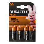 Батарейка пальчиковая алкалиновая LR 6 1.5 V DURACELL PLUS (4/80/960)