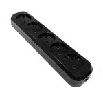 Колодка 5 б/з пластик, черная UNIVersal