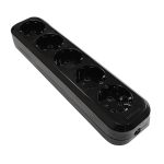 Колодка 5 с/з пластик, черная UNIVersal