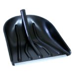 Лопата снеговая 410*460мм d-32мм пластмассовая, с оцинкованной планкой КУПЕЦ №2 (5)