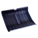 Лопата снеговая 500*390мм d-32мм пластмассовая, с оцинкованной планкой МЕТЕЛЬ №13 (5)