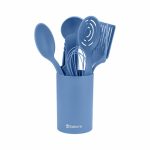 Набор кухонных принадлежностей SAKURA SA-KW103BL 8пр, нейлон, синий