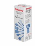Набор кухонных принадлежностей SAKURA SA-KW103BL 8пр, нейлон, синий