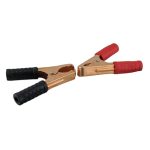 Зажим-крокодил средний 10см омедненная сталь (цена за пару)