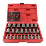 Набор экстракторов обратной резьбы 25пр RV-32, в кейсе