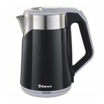 Чайник эл. SAKURA SA-2172BK 1,8л, 1500/1800Вт, двуслойный корпус, черный