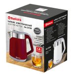 Чайник эл. SAKURA SA-2172BK 1,8л, 1500/1800Вт, двуслойный корпус, черный