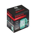 Чайник эл. SAKURA SA-2733GR 1,7л 1850-2200Вт стекло, LED-подсветка