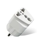 Переходник универсальный с/з белый 16А UNIVersal (1/20)