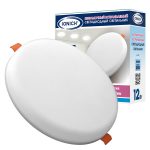 Светильник даунлайт безрамочный LED 12 Вт 6500К 960Лм встр. круг + регул. крепёж 120мм IP20 IONICH