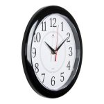 Часы настенные РУБИН КЛАССИКА круг d-23см, корпус черный (1/10) — изображение 2