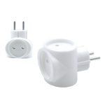 Тройник 3 б/з ТС-3 Кубик квадратный белый (1/50)