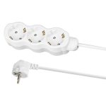 Удлинитель бытовой "Люкс" 3 гнезда, 2 м, с/з, с з/ш, ПВС 3х0,75 мм2, 10 А, 250 В, 2400 Вт TDM У1-320