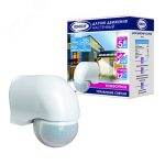 Датчик движения настенный 1200Вт, 12м, 12 мин, белый TM IONICH